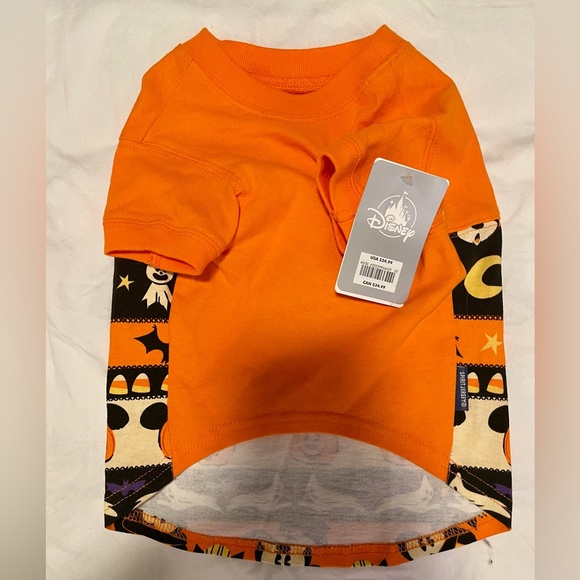 2020 Disney Store Halloween Mickey BOO! Spirit Jersey for Dogs/Pets - Picture 2 of 3